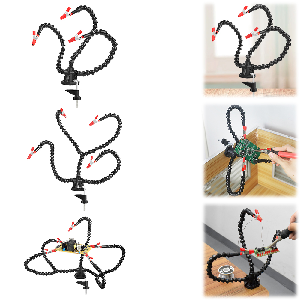 Electronics Repair And Maintenance - Desk Clamp Soldering Third Hand Tool