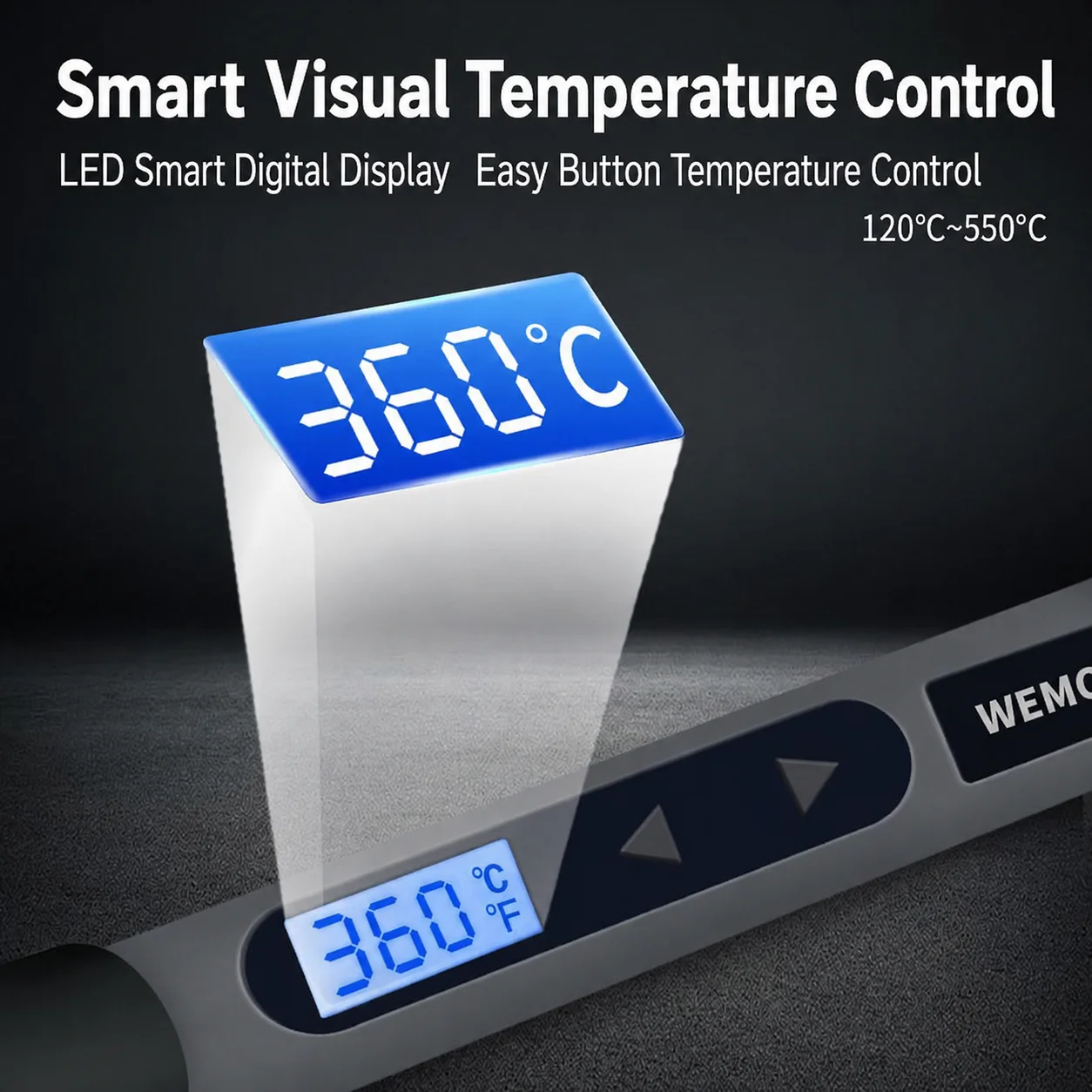 90W Digital LCD Adjustable Tem - Electronics Repair Uk ulasan dan harga
