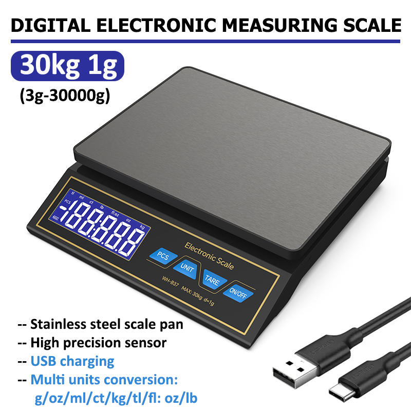LCD Digital Kitchen Scale 30kg - Electronics Repair And Maintenance ulasan dan harga