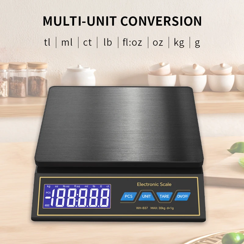 LCD Digital Kitchen Scale 30kg - Electronics Repair And Maintenance ulasan dan harga